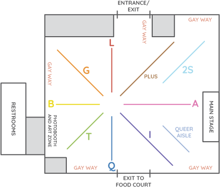 PensaPride 2024 festival and vendor map