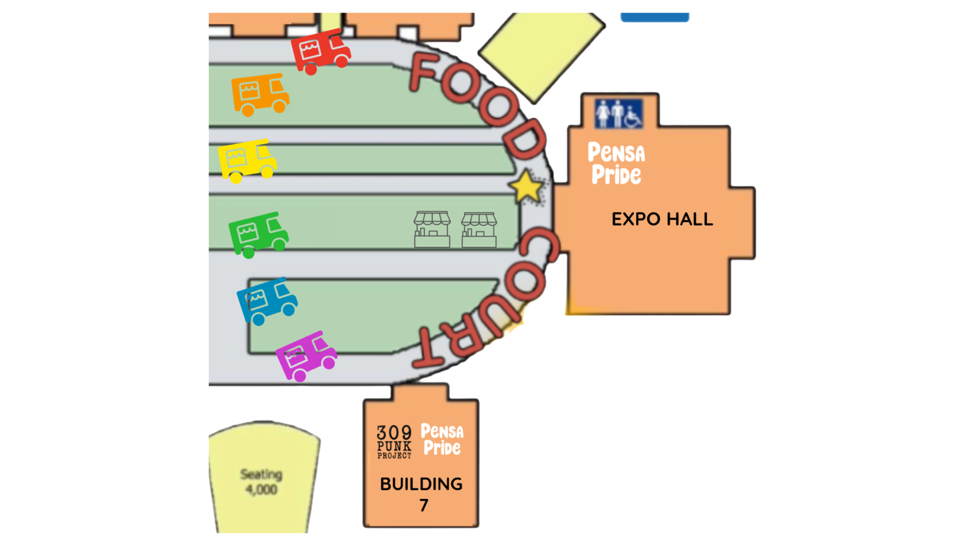 Food Court Map